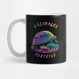 Galapagos Tortoise In Galapagos, With Trees, Creative Mug